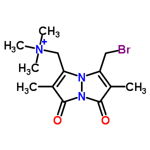75403-48-4  [5-(bromomethyl)-2,6-dimethyl-1,7-dioxo-1H,7H-pyrazolo[1,2-a]pyrazol-3-yl]-N,N,N-trimethylmethanaminium