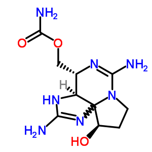 75420-34-7  [(3aS,4R,10R)-2,6-diamino-10-hydroxy-3a,4,9,10-tetrahydro-3H,8H-pyrrolo[1,2-c]purin-4-yl]methyl carbamate
