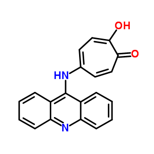 75949-66-5  5-(acridin-9-ylamino)-2-hydroxycyclohepta-2,4,6-trien-1-one