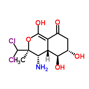 78013-07-7  (3S,4S,4aS,5S,6S)-4-amino-3-(dichloromethyl)-1,5,6-trihydroxy-3-methyl-3,4,4a,5,6,7-hexahydro-8H-isochromen-8-one