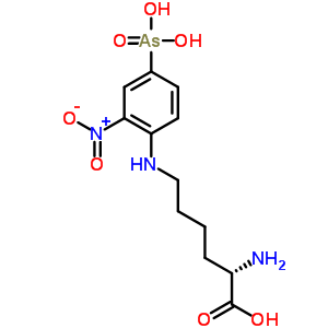 78417-07-9  N~6~-(4-arsono-2-nitrophenyl)-L-lysine