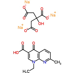79449-95-9  sodium 2-hydroxypropane-1,2,3-tricarboxylate - 1-ethyl-7-methyl-4-oxo-1,4-dihydro-1,8-naphthyridine-3-carboxylic acid (3:1:1)