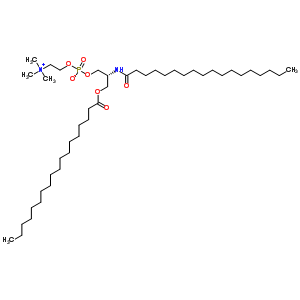 81218-95-3  (2R)-2-(octadecanoylamino)-3-(octadecanoyloxy)propyl 2-(trimethylammonio)ethyl phosphate