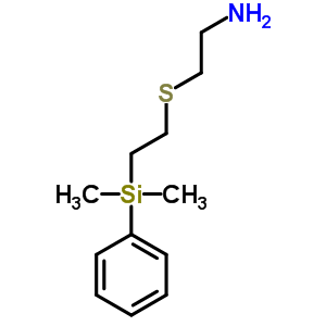 81633-87-6  2-({2-[dimethyl(phenyl)silyl]ethyl}sulfanyl)ethanamine