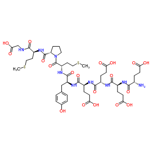 82123-81-7  L-alpha-glutamyl-L-alpha-glutamyl-L-alpha-glutamyl-L-alpha-glutamyl-L-tyrosyl-L-methionyl-L-prolyl-L-methionylglycine