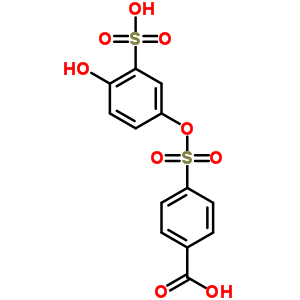 83285-81-8  4-[(4-hydroxy-3-sulfophenoxy)sulfonyl]benzoic acid