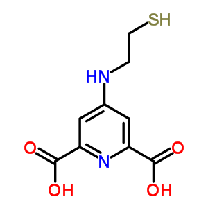 88090-56-6  4-[(2-sulfanylethyl)amino]pyridine-2,6-dicarboxylic acid