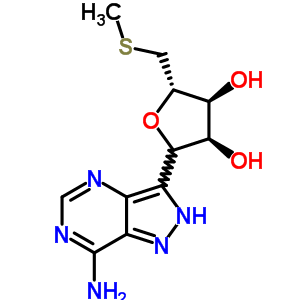 91255-90-2  (1xi)-1-(7-amino-2H-pyrazolo[4,3-d]pyrimidin-3-yl)-1,4-anhydro-5-S-methyl-5-thio-D-ribitol