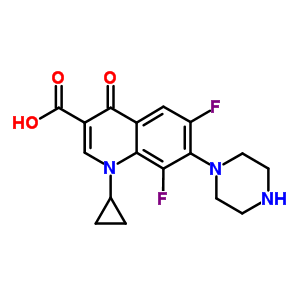 94242-53-2  1-cyclopropyl-6,8-difluoro-4-oxo-7-(piperazin-1-yl)-1,4-dihydroquinoline-3-carboxylic acid