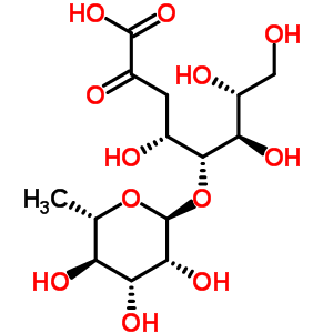 96304-96-0  3-deoxy-5-O-(6-deoxy-alpha-L-mannopyranosyl)-D-manno-oct-2-ulosonic acid