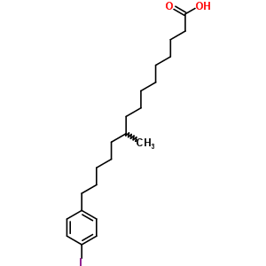 97066-96-1  15-(4-iodophenyl)-10-methylpentadecanoic acid