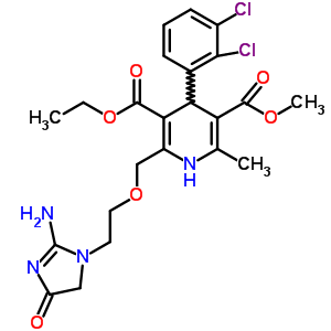 97290-20-5  3-ethyl 5-methyl 2-{[2-(2-amino-4-oxo-4,5-dihydro-1H-imidazol-1-yl)ethoxy]methyl}-4-(2,3-dichlorophenyl)-6-methyl-1,4-dihydropyridine-3,5-dicarboxylate