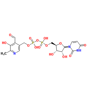 97654-04-1  5'-O-[({[(4-formyl-5-hydroxy-6-methylpyridin-3-yl)methoxy](hydroxy)phosphoryl}oxy)(hydroxy)phosphoryl]uridine