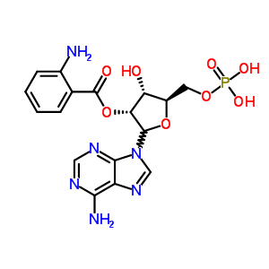 98033-20-6  2'-O-(2-aminobenzoyl)adenosine 5'-(dihydrogen phosphate)