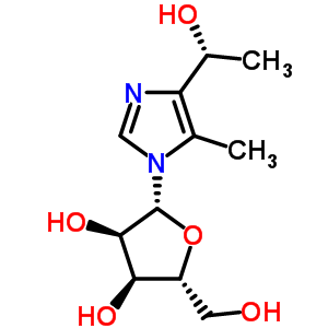 98483-26-2  4-[(1R)-1-hydroxyethyl]-5-methyl-1-(beta-D-ribofuranosyl)-1H-imidazole