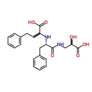 115406-23-0  2-({(2S)-1-[(2-carboxy-2-hydroxyethyl)amino]-1-oxo-3-phenylpropan-2-yl}amino)-4-phenylbutanoic acid