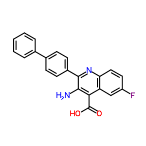 131745-25-0  3-amino-2-(biphenyl-4-yl)-6-fluoroquinoline-4-carboxylic acid