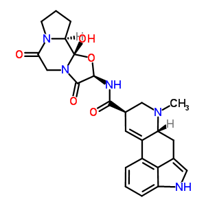 34641-89-9  (5alpha,8alpha)-12'-hydroxy-3',6',18-trioxoergotaman