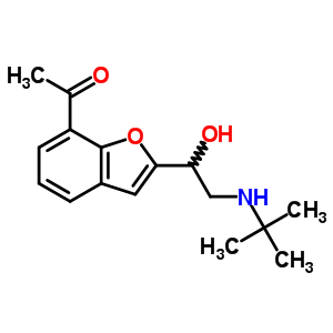 59664-01-6;84952-27-2  1-{2-[2-(tert-butylamino)-1-hydroxyethyl]-1-benzofuran-7-yl}ethanone