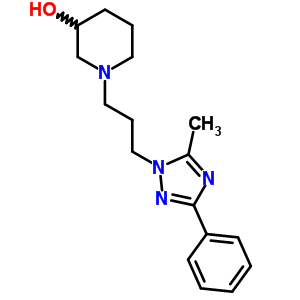 72570-66-2  1-[3-(5-methyl-3-phenyl-1H-1,2,4-triazol-1-yl)propyl]piperidin-3-ol