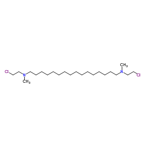 74023-14-6  N,N'-bis(2-chloroethyl)-N,N'-dimethylhexadecane-1,16-diamine
