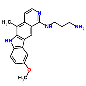 74861-68-0  N- (9-metoksy-5-metyl-6H-pyrido [4,3-b] karbazol-1-yl) propan-1,3-diamin