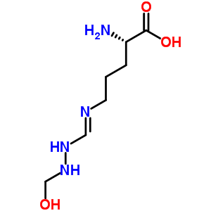 77813-92-4  (E)-N~5~-{[2-(hydroxymethyl)hydrazinyl]methylidene}-L-ornithine