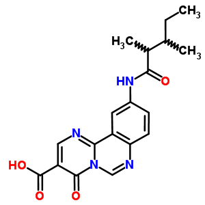 79690-61-2  10-[(2,3-dimethylpentanoyl)amino]-4-oxo-4H-pyrimido[1,2-c]quinazoline-3-carboxylic acid