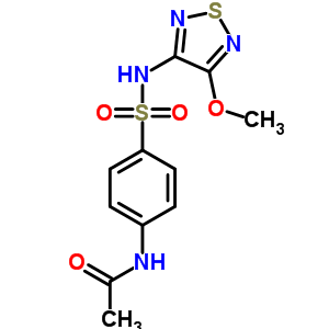 79962-97-3  N-{4-[(4-methoxy-1,2,5-thiadiazol-3-yl)sulfamoyl]phenyl}acetamide