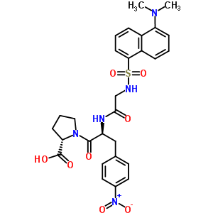 80733-88-6  N-{[5-(dimethylamino)naphthalen-1-yl]sulfonyl}glycyl-4-nitro-L-phenylalanyl-L-proline