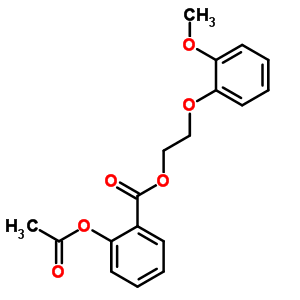 82273-25-4  2-(2-methoxyphenoxy)ethyl 2-(acetyloxy)benzoate