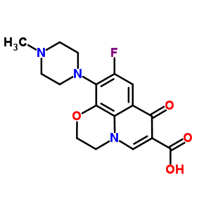 82419-46-3  9-fluoro-10-(4-methylpiperazin-1-yl)-7-oxo-2,3-dihydro-7H-[1,4]oxazino[2,3,4-ij]quinoline-6-carboxylic acid