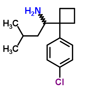 84467-54-9  1-[1-(4-chlorophenyl)cyclobutyl]-3-methylbutan-1-amine