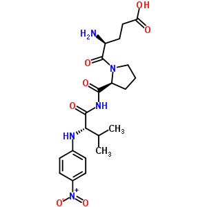 86190-22-9  L-alpha-glutamyl-N-{(2S)-3-methyl-2-[(4-nitrophenyl)amino]butanoyl}-L-prolinamide