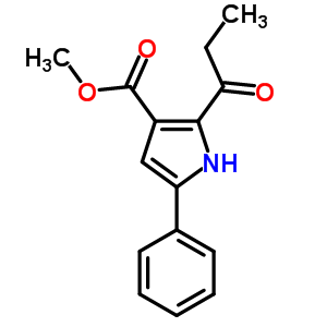 93344-38-8  methyl 5-phenyl-2-propanoyl-1H-pyrrole-3-carboxylate