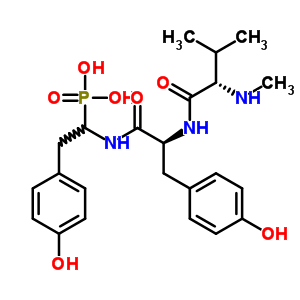 93768-49-1  N-methyl-L-valyl-N-[2-(4-hydroxyphenyl)-1-phosphonoethyl]-L-tyrosinamide