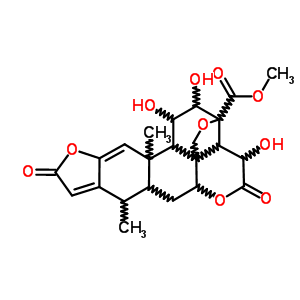 95732-45-9  methyl 1,2,4-trihydroxy-8,12a-dimethyl-5,10-dioxo-1,4,5,6a,7,7a,8,10,12a,12b-decahydro-2H-3,12c-(epoxymethano)benzo[de][1]benzofuro[6,5-g]chromene-3(3aH)-carboxylate