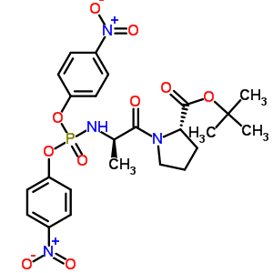 97280-42-7  tert-butyl N-[bis(4-nitrophenoxy)phosphoryl]-L-alanyl-L-prolinate