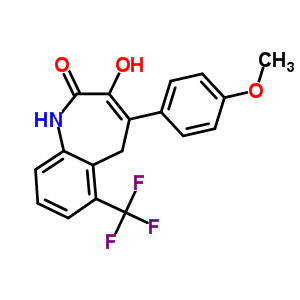 137757-01-8  3-hydroxy-4-(4-methoxyphenyl)-6-(trifluoromethyl)-1,5-dihydro-2H-1-benzazepin-2-one 137757-01-8  3-hydroxy-4-(4-methoxyphenyl)-6-(trifluoromethyl)-1,5-dihydro-2H-1-benzazepin-2-one
