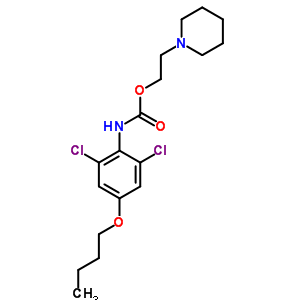 15483-09-7  2-(piperidin-1-yl)ethyl (4-butoxy-2,6-dichlorophenyl)carbamate