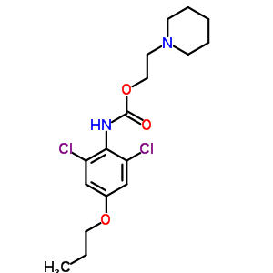 16770-89-1  2-(piperidin-1-yl)ethyl (2,6-dichloro-4-propoxyphenyl)carbamate