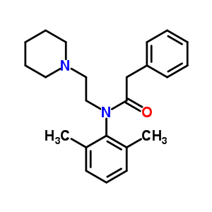 18109-50-7  N-(2,6-dimethylphenyl)-2-phenyl-N-[2-(piperidin-1-yl)ethyl]acetamide