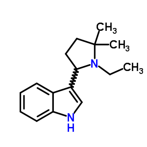 19137-79-2  3-(1-ethyl-5,5-dimethylpyrrolidin-2-yl)-1H-indole