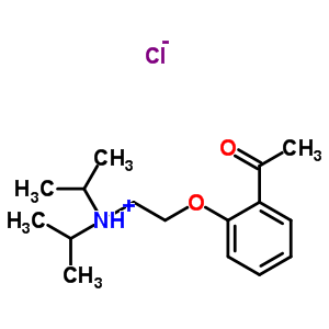20809-19-2  N-[2-(2-acetylphenoxy)ethyl]-N-(propan-2-yl)propan-2-aminium chloride