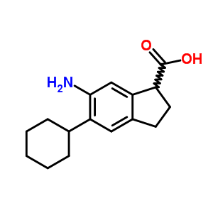 28998-47-2  6-amino-5-cyclohexyl-2,3-dihydro-1H-indene-1-carboxylic acid