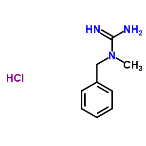 330-69-8  1-benzyl-1-methylguanidine hydrochloride (1:1)