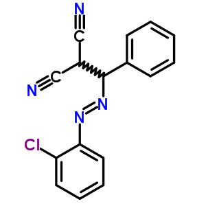 3701-13-1  {[(E)-(2-chlorophenyl)diazenyl](phenyl)methyl}propanedinitrile