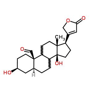 468-20-2  (3beta,5alpha,8xi,9xi)-3,14-dihydroxy-19-oxocard-20(22)-enolide