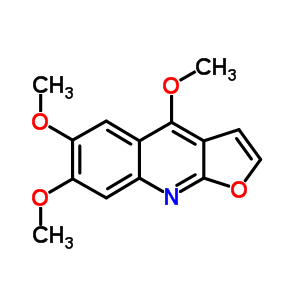484-08-2  4,6,7-trimethoxyfuro[2,3-b]quinoline