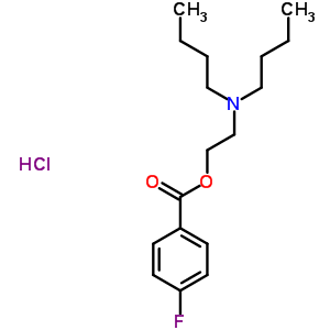 495-65-8  2-(dibutylamino)ethyl 4-fluorobenzoate hydrochloride (1:1)